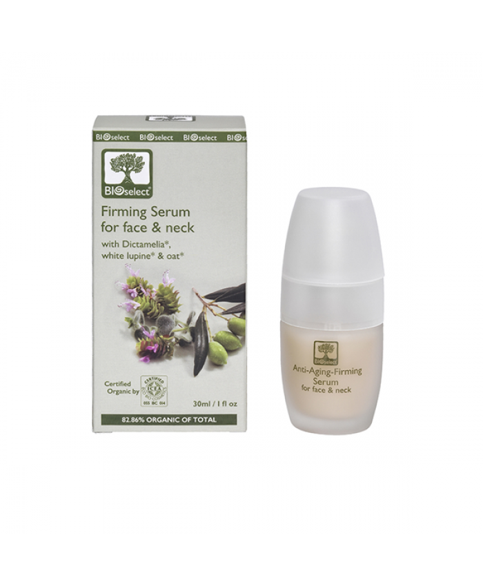 Bioselect Αντιγηραντικός Ορός Προσώπου & Λαιμού 30ml