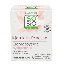 So Bio 24h Ενυδατική κρέμα με Γάλα Γαϊδούρας/Κάθε τύπος δέρματος 50ml
