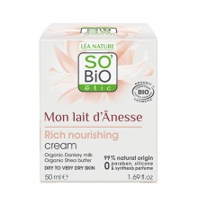 So Bio Rich Nourishing Cream με Γάλα Γαϊδούρας/Ξηρή επιδερμίδα 50ml