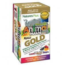Nature's Plus Animal Parade Gold Cherry, Orange & Grape 60 Μασώμενες Ταμπλέτες