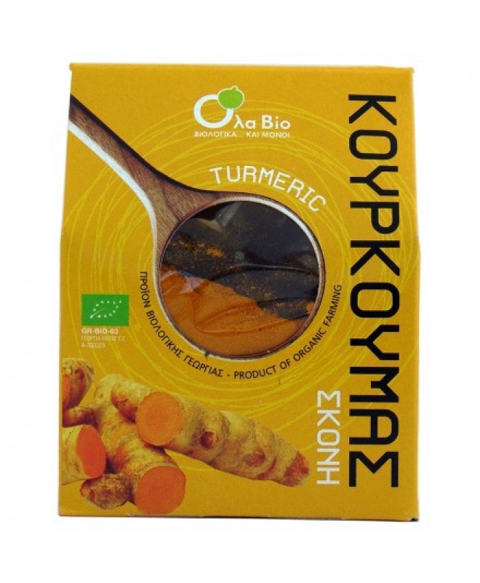 Κουρκουμάς Σκόνη 100gr Ολα Bio Βότανα