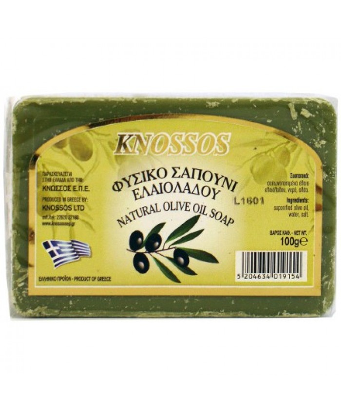 ΣΑΠΟΥΝΙ ΕΛΑΙΟΛΑΔΟΥ ΦΥΣΙΚΟ 100ΓΡ KNOSSOS Ατομική Υγιεινή