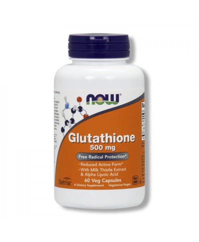 Now Foods Glutathione 500mg 60 Κάψουλες Now Foods