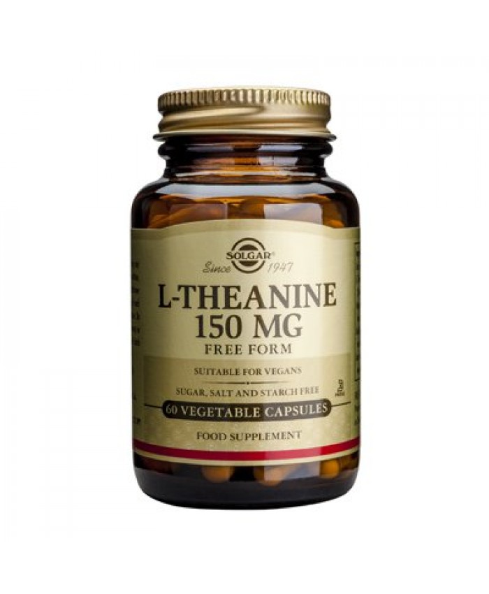 Solgar L- Theanine 150mg 60 φυτικές κάψουλες Συμπληρωματα
