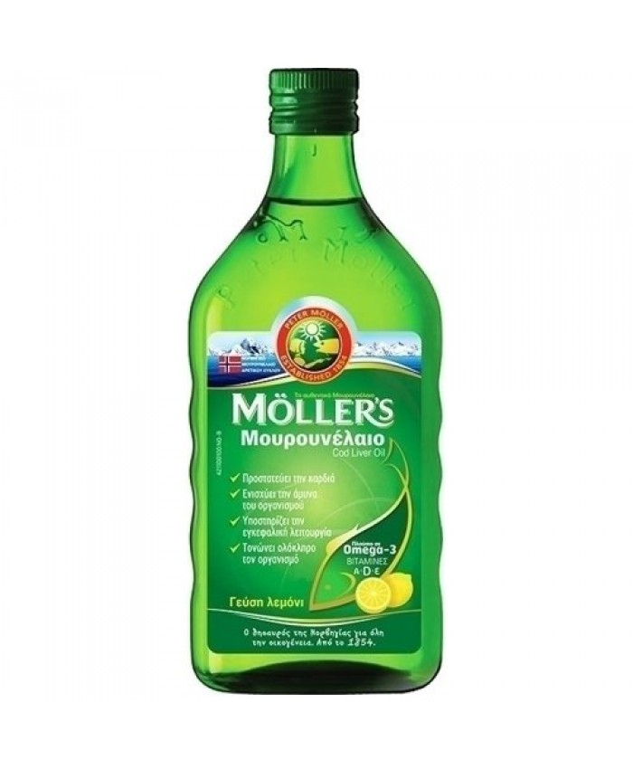 NATURE'S PLUS MOLLER'S ΜΟΥΡΟΥΝΕΛΑΙΟ ΓΕΥΣΗ ΛΕΜΟΝΙ 250ML Τροφιμα