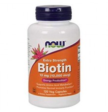 Now Foods Biotin 10mg Extra Strength 120 φυτικές κάψουλες Now Foods