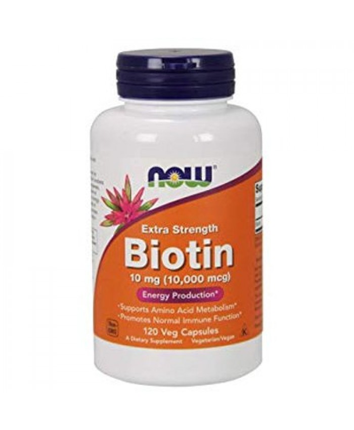 Now Foods Biotin 10mg Extra Strength 120 φυτικές κάψουλες Now Foods