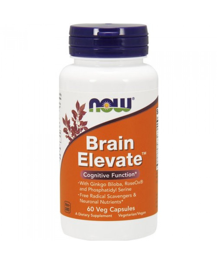 BRAIN ELEVATE FORMULA 60vcaps Now Foods