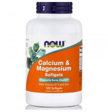 CAL - MAG + D 120sgels Now Foods