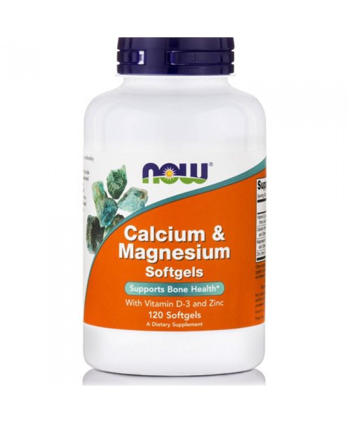 CAL - MAG + D 120sgels Now Foods