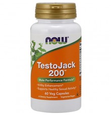 Now Foods TestoJack 200mg 60 φυτικές κάψουλες Συμπληρωματα