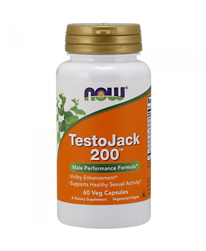 Now Foods TestoJack 200mg 60 φυτικές κάψουλες Συμπληρωματα
