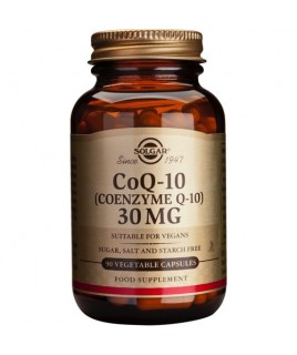 Solgar Vegetarian CoQ-10 30mg 90 φυτικές κάψουλες Συμπληρωματα