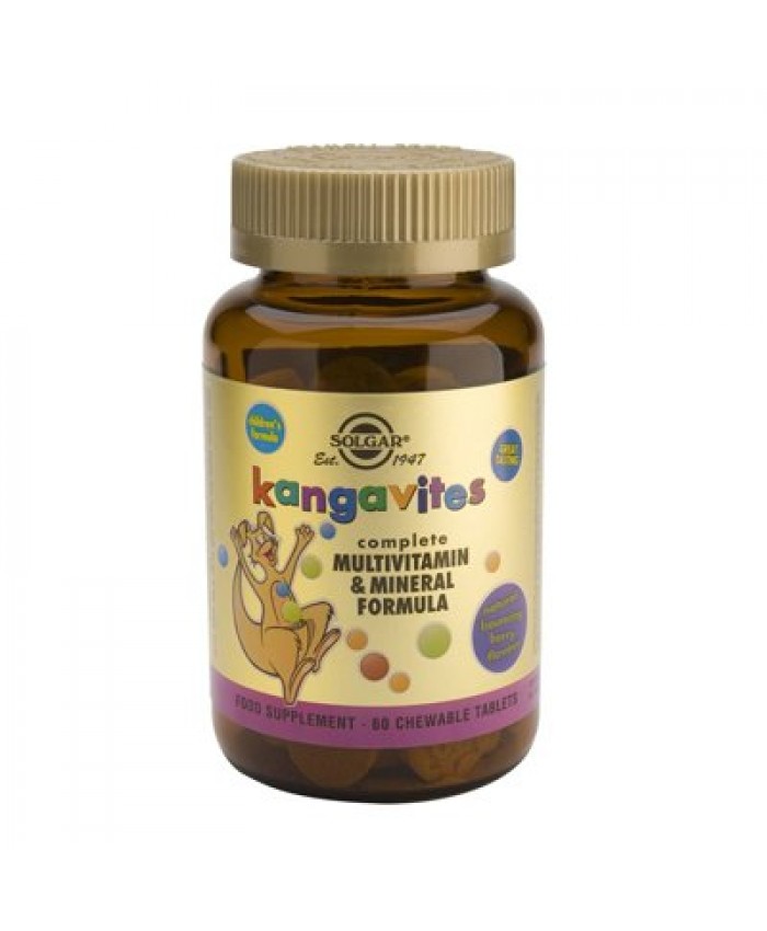 Solgar Kangavites Formula 60 μασώμενες ταμπλέτες Berry (βατόμουρο) Solgar