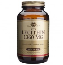Solgar Lecithin 1360mg 250 μαλακές κάψουλες Solgar