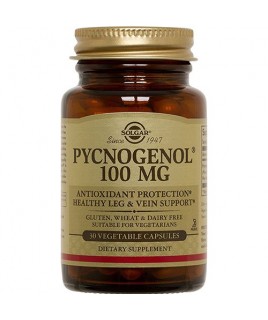Solgar Pycnogenol 100mg 30 φυτικές κάψουλες Solgar