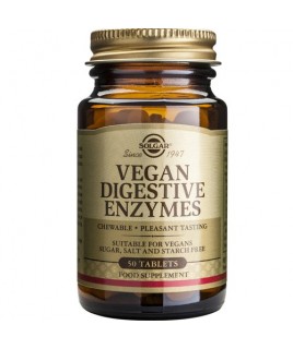 Solgar Vegan Digestive Enzymes 50 μασώμενες ταμπλέτες Solgar
