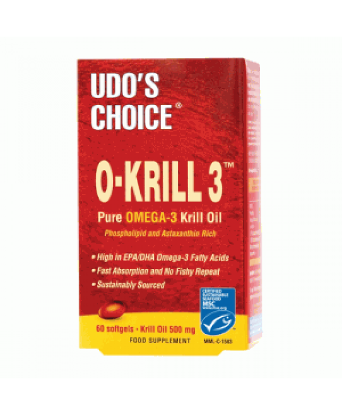 Flora Udo's Choice O-Krill 3 60 μαλακές κάψουλες