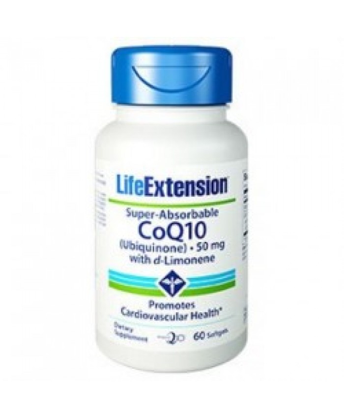 Life Extension Super-Absorbable CoQ10 with d-Limonene 50mg 60 μαλακές κάψουλες