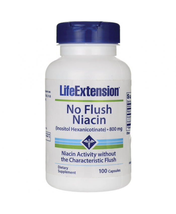 Life Extension No Flush Niacin 800mg 100 κάψουλες