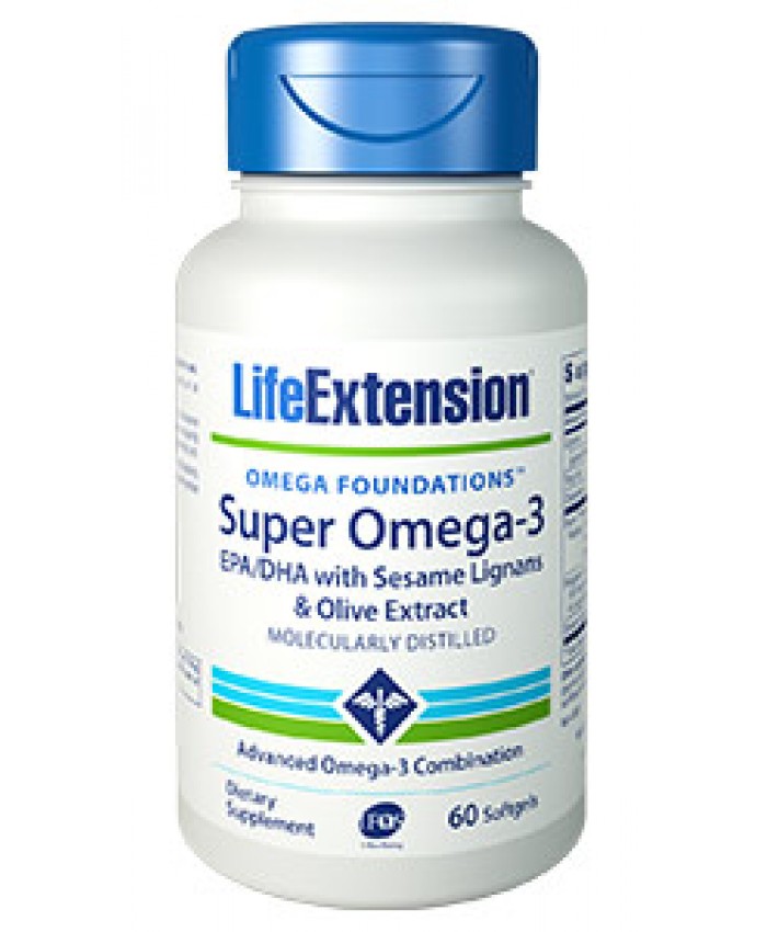 Life Extension Super Omega-3 EPA/DHA 60 μαλακές κάψουλες