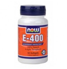 E-400IU Mixed Tocopherols / Unesterified 50sgels Now Foods
