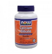 CALCIUM CITRATE 100% Pure Powder 226.7gr Now Foods