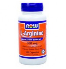 Now Foods L-Arginine 500mg 100 κάψουλες Now Foods