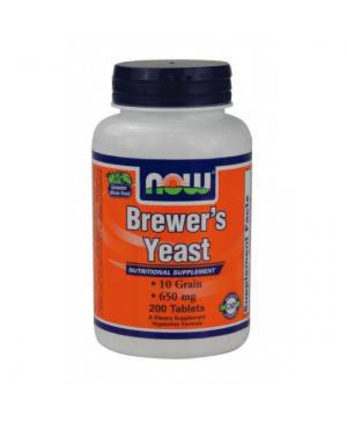BREWERS YEAST 650mg 200tabs Now Foods