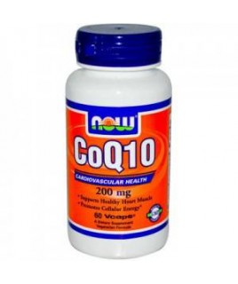 Now Foods CoQ10 200mg 60 φυτικές κάψουλες Now Foods