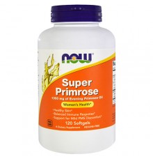 SUPER PRIMROSE 1300mg 60sgels Now Foods