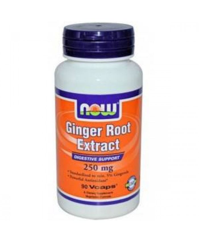 Now Foods Ginger Root Extract 250mg 90 φυτικές κάψουλες Now Foods
