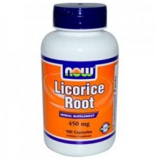 LICORICE ROOT 450mg 100caps Now Foods