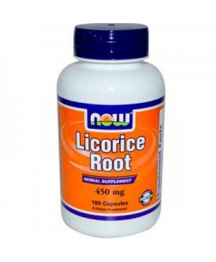 LICORICE ROOT 450mg 100caps Now Foods