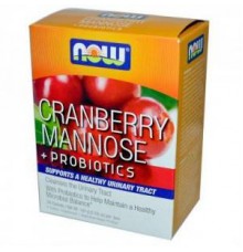 Now Foods Cranberry, Mannose, Probiotics 24 τμχ Now Foods
