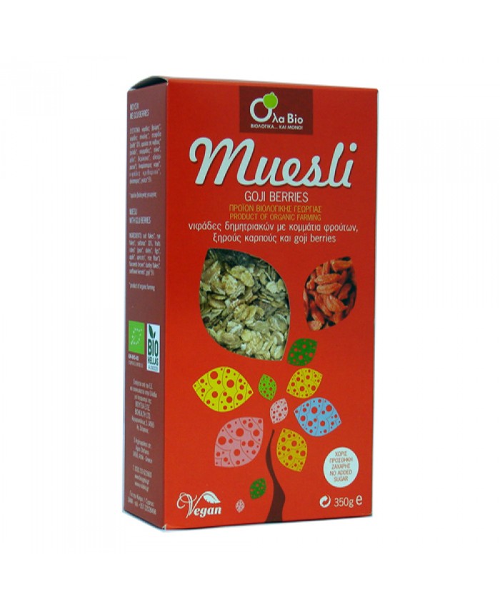 ΜΟΥΣΛΙ ΜΕ GOJI ΒΙΟ 350ΓΡ