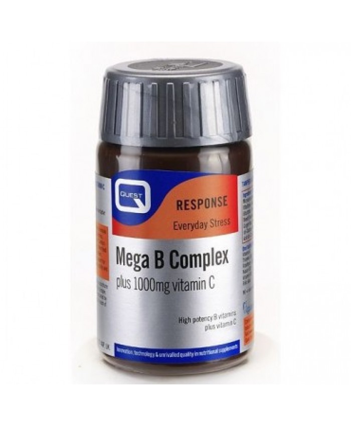 MEGA B COMPLEX (B-complex 50mg+C 1000mg) 30 tabs Συμπληρωματα