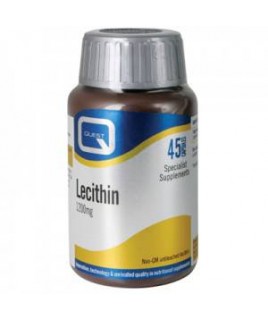 UNBLEACHED LECITHIN 1200mg 45 caps