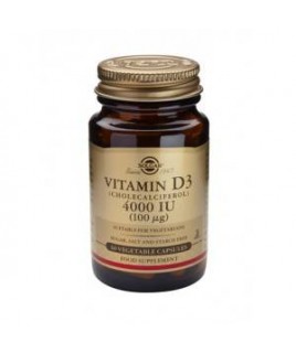 Solgar Vitamin D3 4000IU 60 φυτικές κάψουλες Solgar