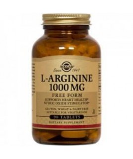 Solgar L-Arginine 1000mg 90 ταμπλέτες