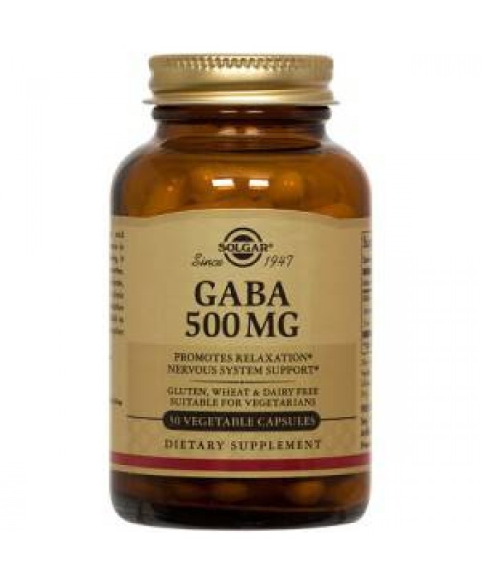 Solgar Gaba 500mg 50 φυτικές κάψουλες