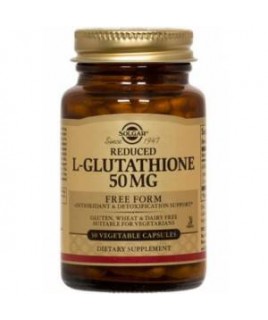 Solgar L-Glutathione 50mg 30 φυτικές κάψουλες