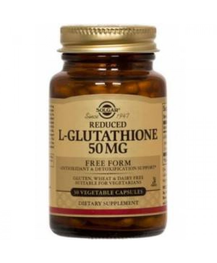 Solgar L-Glutathione 50mg 30 φυτικές κάψουλες