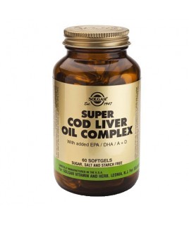 Solgar Super Cod Liver Oil Complex 60 μαλακές κάψουλες