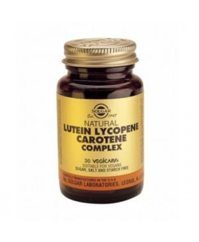 Solgar Lutein Lycopene Carotene Complex 30 φυτικές κάψουλες Solgar