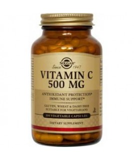 Solgar Vitamin C 500mg 100 φυτικές κάψουλες Solgar