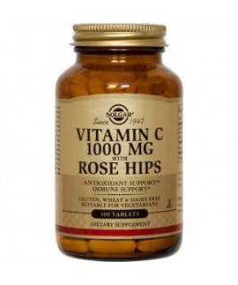 Solgar Vitamin C 1000mg with Rose Hips 100 ταμπλέτες Solgar