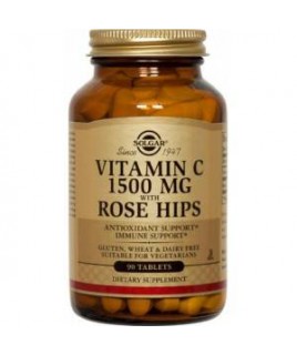 Solgar Rose Hips Vitamin C 1500mg 90 ταμπλέτες Solgar