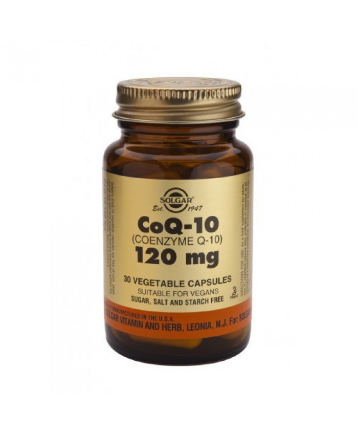 Solgar Vegetarian CoQ-10 120mg 30 φυτικές κάψουλες