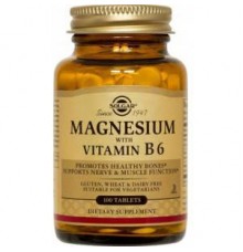 Solgar Magnesium with Vitamin B6 100 ταμπλέτες